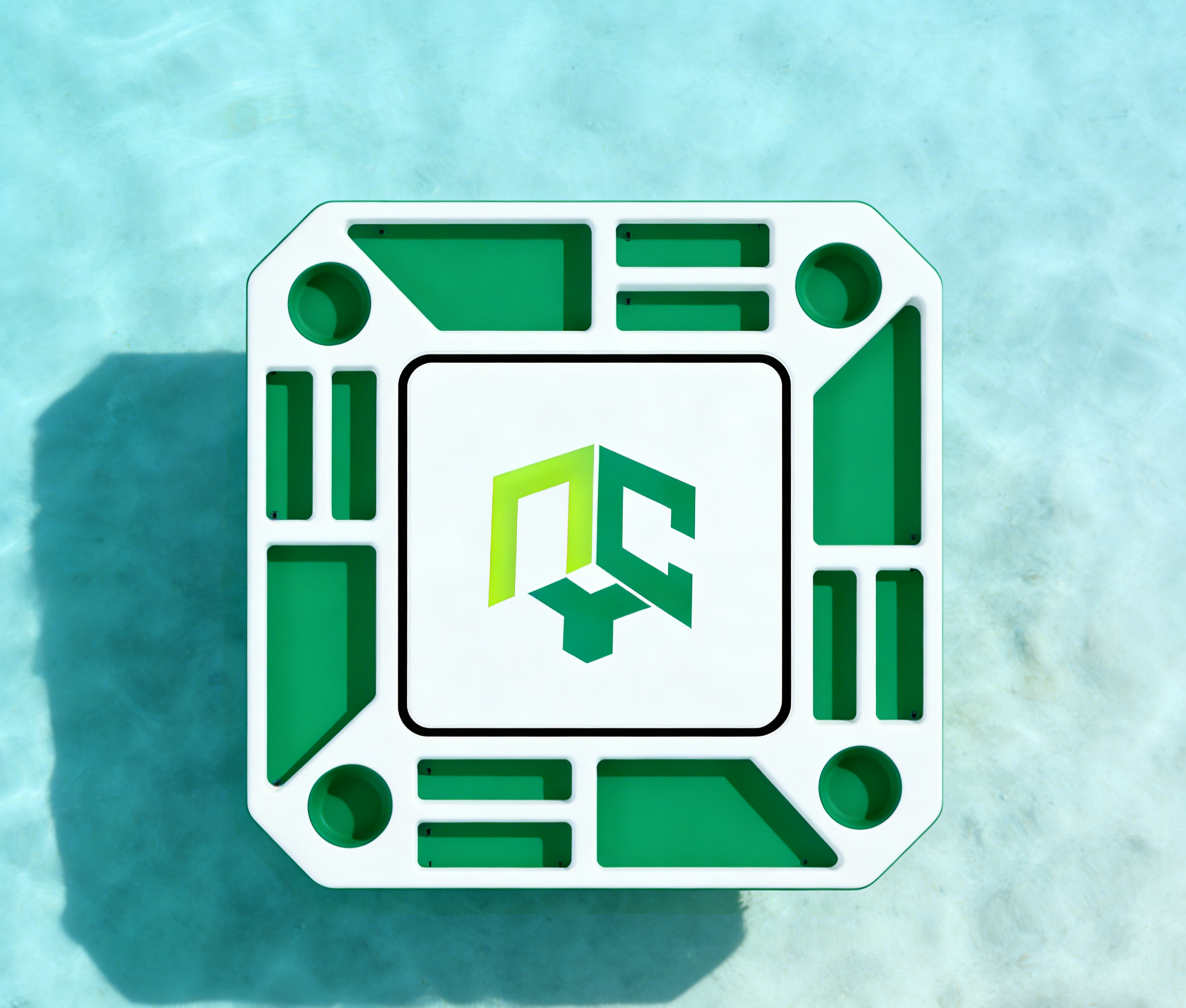 <strong>夏日泳池新宠！定制级EVA水上扑克桌，打</strong>